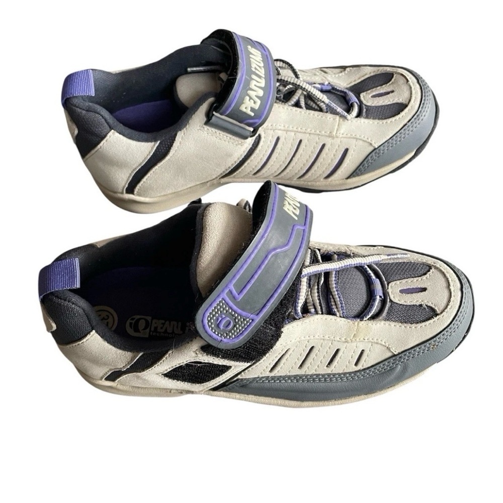 Pearl Izumi Cycling Shoes in Beige and Purple- size 37